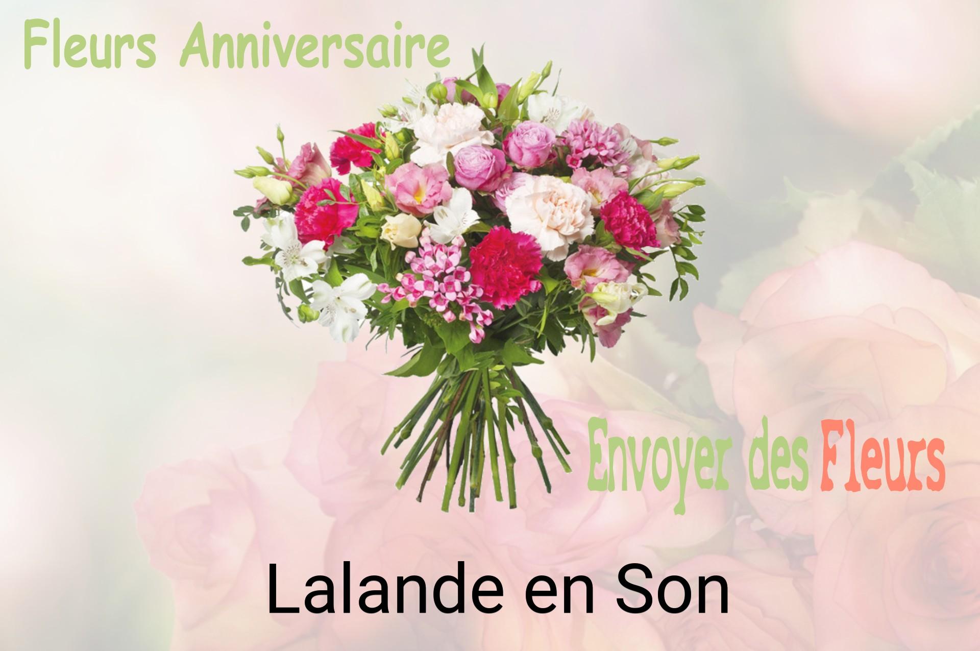 Bouquet de fleurs d’anniversaire livré à Lalande-en-Son